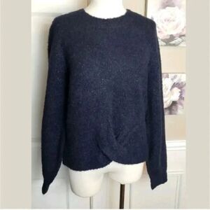 Joie Metallic Crewneck Sweater M